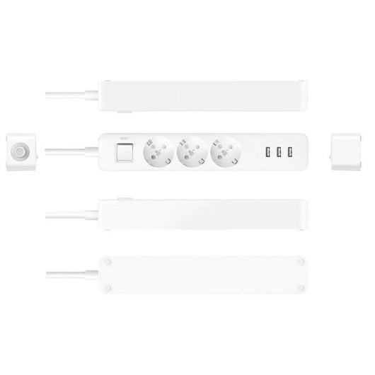 Multipresa Xiaomi Mi Power Strip 3 prese 3 USB protezione compatta interruttore