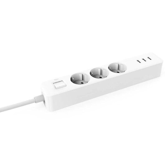 Multipresa Xiaomi Mi Power Strip 3 prese 3 USB protezione compatta interruttore