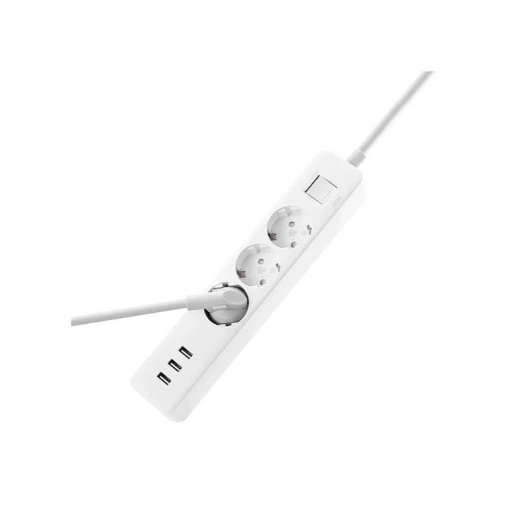 Multipresa Xiaomi Mi Power Strip 3 prese 3 USB protezione compatta interruttore