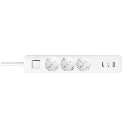 Multipresa Xiaomi Mi Power Strip 3 prese 3 USB protezione compatta interruttore