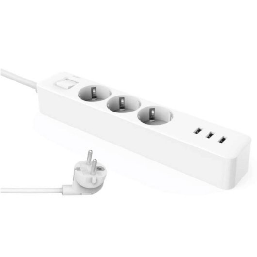 Multipresa Xiaomi Mi Power Strip 3 prese 3 USB protezione compatta interruttore