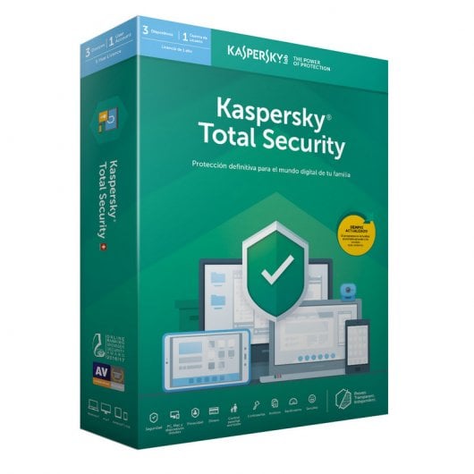 Kaspersky Total Security 2019 3 Dispositivo 1 Año
