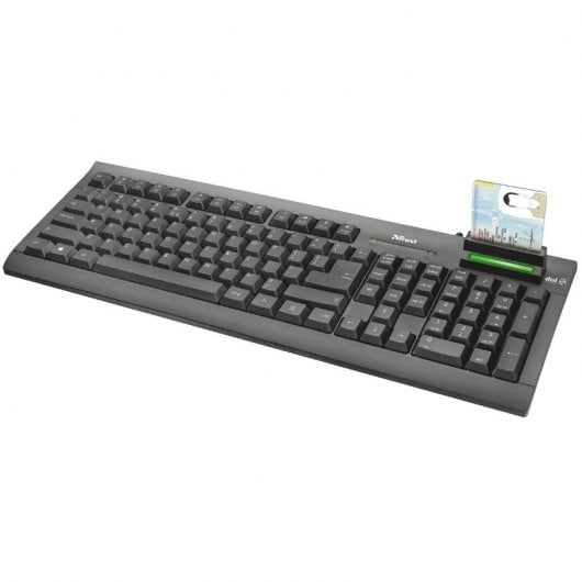 Trust Teclado Multimedia con Lector DNI