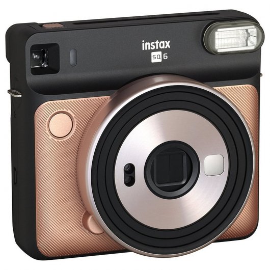 Fujifilm Instax Square SQ6 Cámara Digital con Impresión Instantánea Dorada