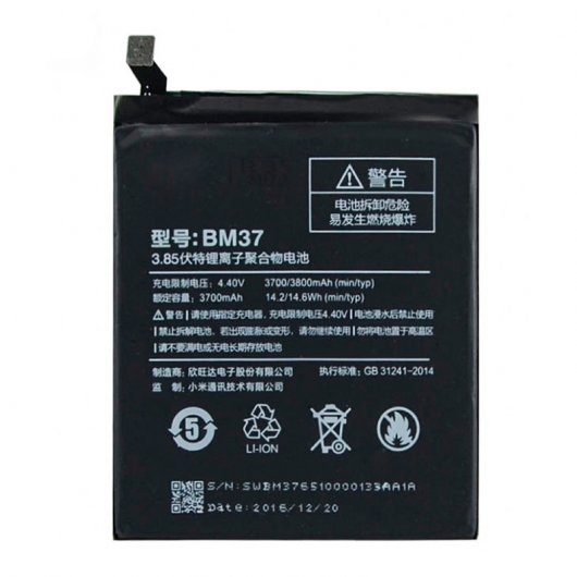 Original Akku für Xiaomi Mi 5s Plus 3800mah