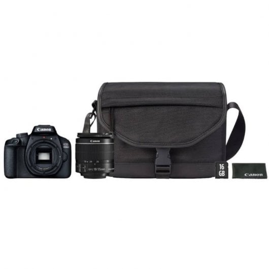 Canon EOS 4000D 18MP FullHD Wifi + 18-55 DCIII + Bolsa Transporte + Tarjeta SD 16GB + Limpiador