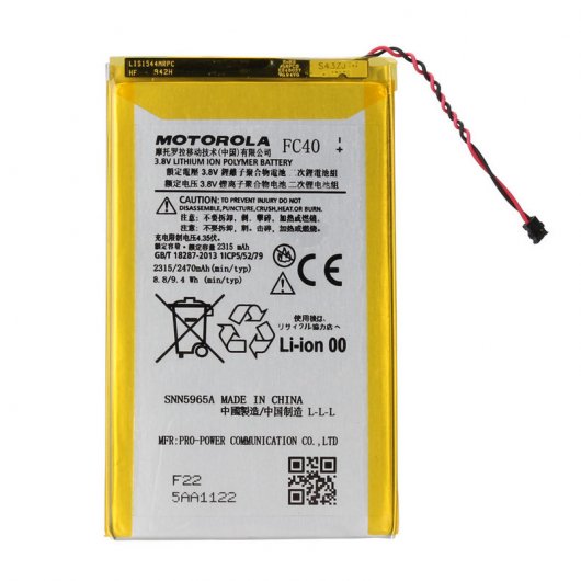 Batería Original para Motorola Moto G3 2470mAh