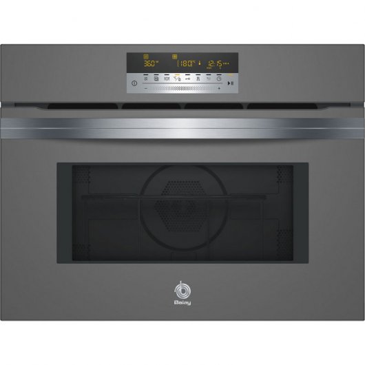 Balay 3CW5178A0 Horno Compacto Multifunción con Microondas 44L Gris