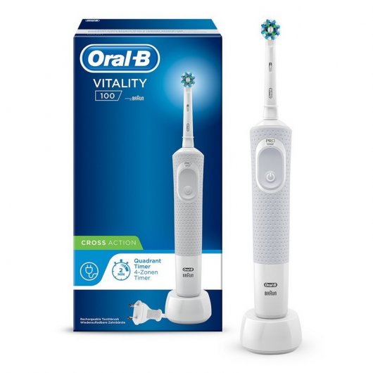 Oral-B Vitality 100 CrossAction Cepillo de Dientes Eléctrico Blanco
