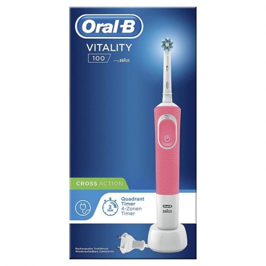 Brosse à dents électrique Oral-B Vitality 100 CrossAction Rose