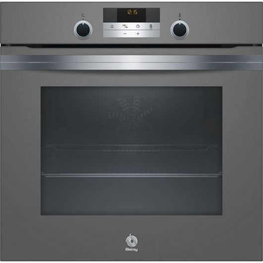 Balay 3HB5358A0 Horno Multifunción 71L Cristal Gris Antracita