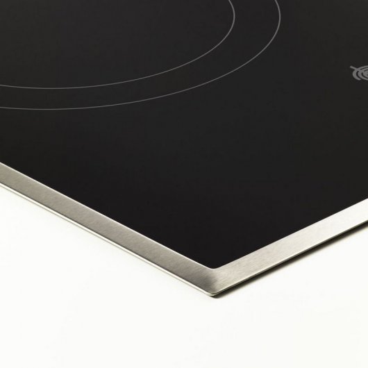 Balay 3EB714XR Placa Vitrocerámica 3 Zonas Negro con Marco de Acero Inoxidable