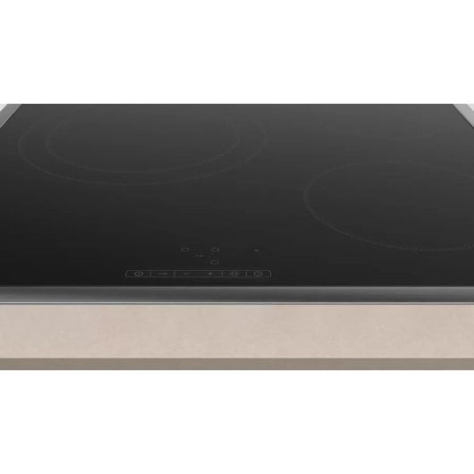 Balay 3EB715XR Placa Vitroceramica 3 Zonas Negro con Marco de Acero Inoxidable