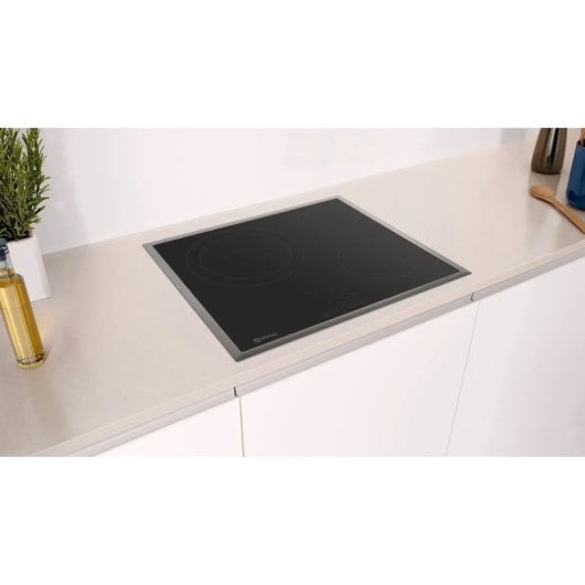 Balay 3EB715XR Placa Vitroceramica 3 Zonas Negro con Marco de Acero Inoxidable