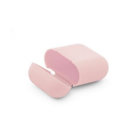 Étui de protection en silicone rose Unotec pour AirPods