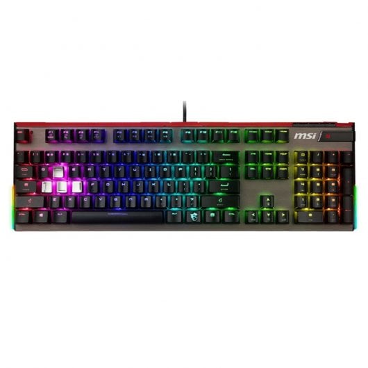 MSI Vigor GK80 Teclado Gaming RGB Cherry MX Red
