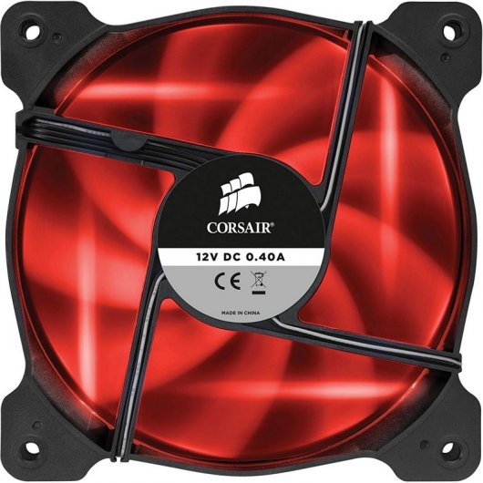 Corsair Air SP140 LED Ventilador 140mm Rojo