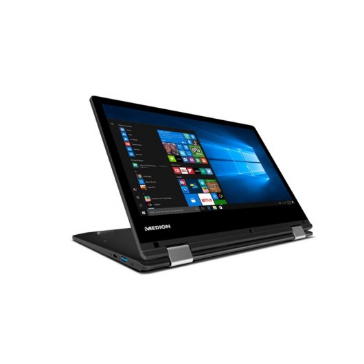 Medion E2221T MD61026 Intel Atom Ax5-Z8350/4GB/128GB eMMC/11.6" Táctil Negro