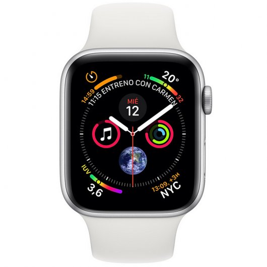 Apple Watch Series 4 OLED 40 mm Digitale 324 x 394 Pixel Touch screen 4G Stainless steel Wi-Fi GPS (satellitare)