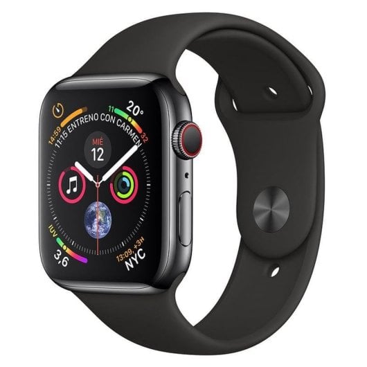Apple Watch Series 4 GPS + Cellular 40mm Retina OLED Nero Acciaio Nero S/L Impermeabile 50m