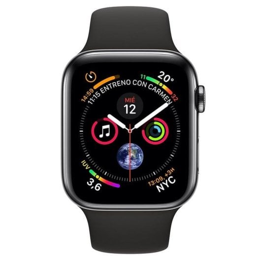 Apple Watch Series 4 GPS + Cellular 40mm Retina OLED Nero Acciaio Nero S/L Impermeabile 50m