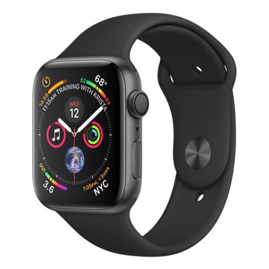 Apple Watch Series 4 GPS Bluetooth NFC 44mm Retina OLED Grigio S/L Impermeabile 50m Heart Rate