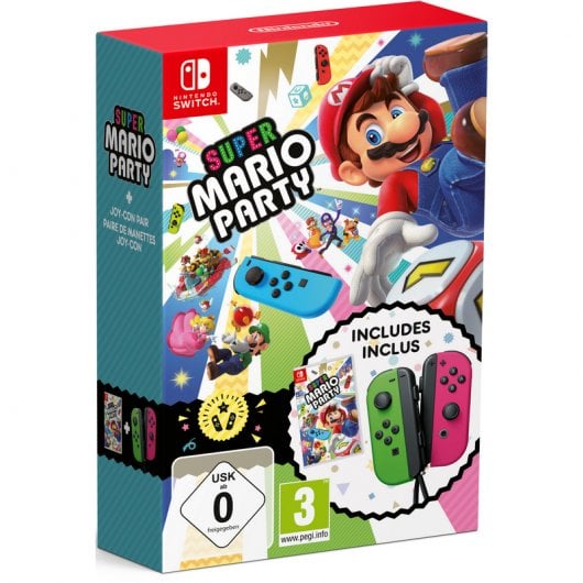 Super Mario Party + JoyCon Verde/Rosa Nintendo Switch