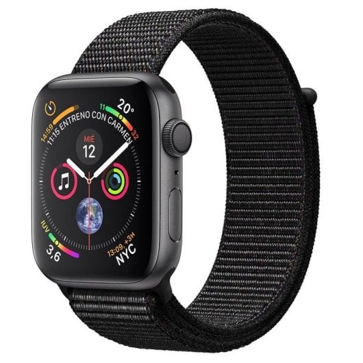 Apple Watch Series 4 GPS 44mm Aluminio Gris Espacial con Correa Loop Negra