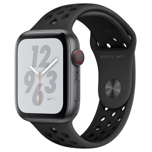 Apple Watch Nike+ Series 4 GPS + Cellular 44mm Aluminio Gris Espacial con Correa Deportiva Nike Antracita/Negro