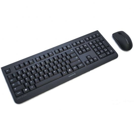 Cherry DW 3000 Teclado + Ratón Inalámbrico Negro Inglés