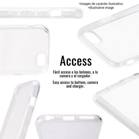 German Tech Funda Gel Transparente Mate Bq Aquaris U-U Lite