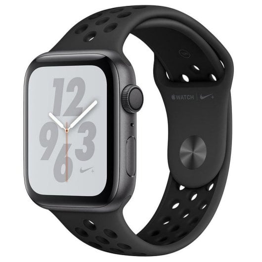 Apple Watch Nike+ Series 4 GPS 44mm Aluminio Gris Espacial con Correa Deportiva Nike Antracita/Negro