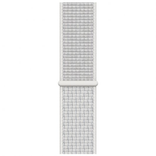 Apple Watch Nike+ Series 4 GPS 44mm Aluminio Plata con Correa Loop Nike Blanco Polar