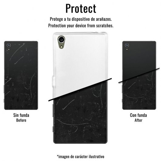 German Tech Funda Transparente Mate Bq Aquaris V-VS