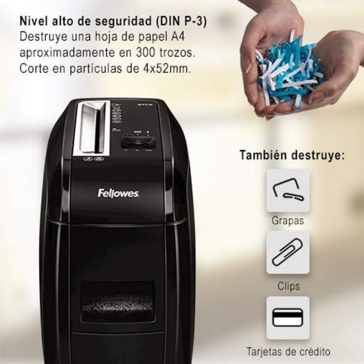 Fellowes Powershred 21Cs Destructora de Papel Corte en Partículas