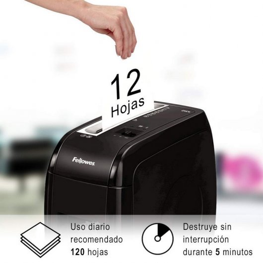 Fellowes Powershred 21Cs Destructora de Papel Corte en Partículas