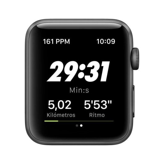 Apple Watch Nike+ Series 3 GPS 42mm Aluminio Gris Espacial con Correa Deportiva Nike Antracita/Negro