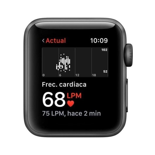 Apple Watch Nike+ Series 3 GPS 38mm Aluminio Gris Espacial con Correa Deportiva Nike Antracita/Negro