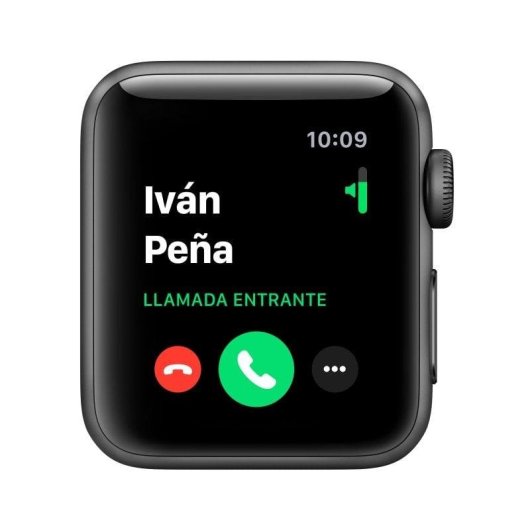 Apple Watch Nike+ Series 3 GPS 38mm Aluminio Gris Espacial con Correa Deportiva Nike Antracita/Negro