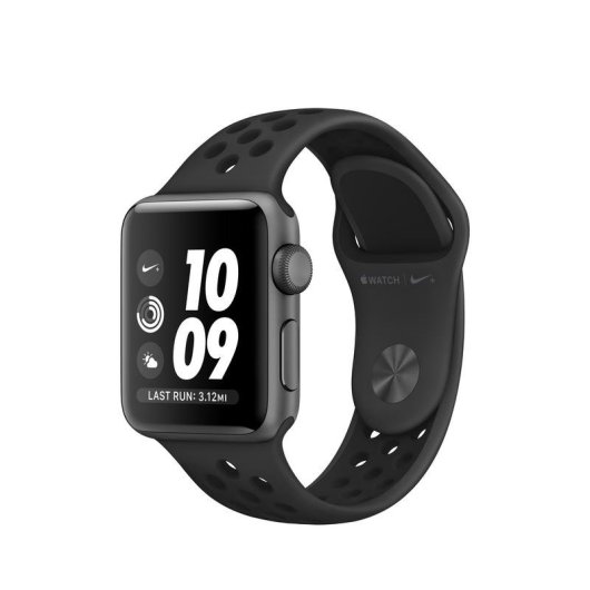 Apple Watch Nike+ Series 3 GPS 38mm Aluminio Gris Espacial con Correa Deportiva Nike Antracita/Negro
