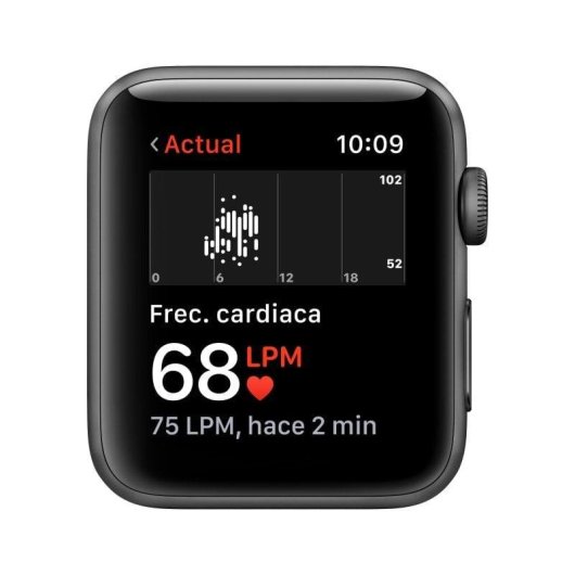 Apple Watch Nike+ Series 3 GPS Cellular 42mm Retina OLED Aluminium Gris Anthracite Étanche Pulsomètre