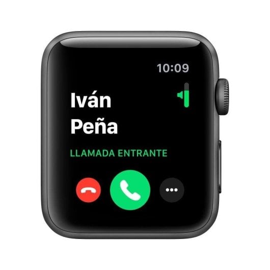 Apple Watch Nike+ Series 3 GPS Cellular 42mm Retina OLED Aluminium Gris Anthracite Étanche Pulsomètre