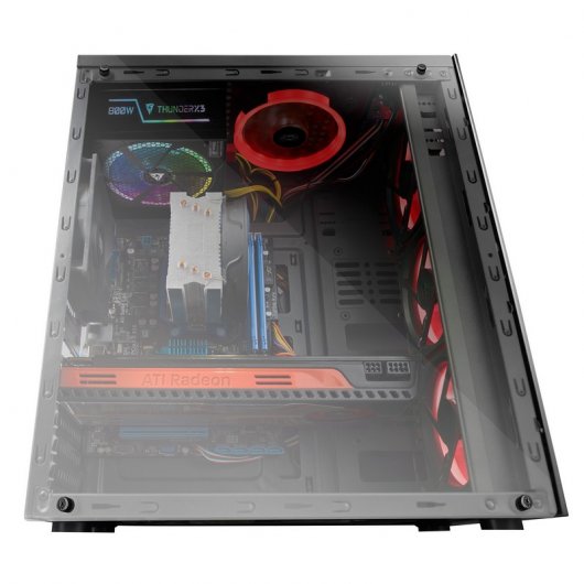 Mars Gaming MCG Red Cristal Templado USB 3.0