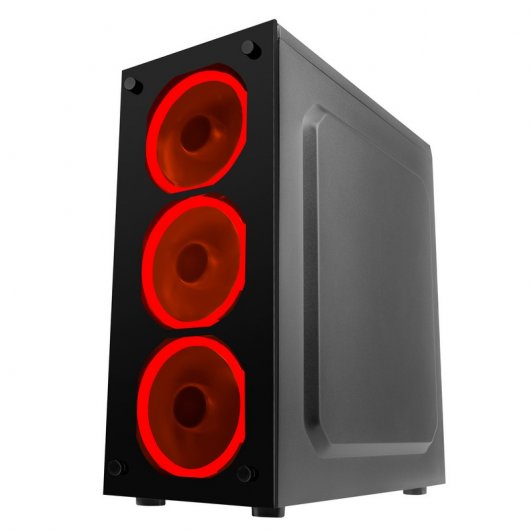 Mars Gaming MCG Red Cristal Templado USB 3.0