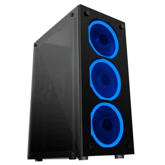 Mars Gaming MCG Blue Cristal Templado USB 3.0