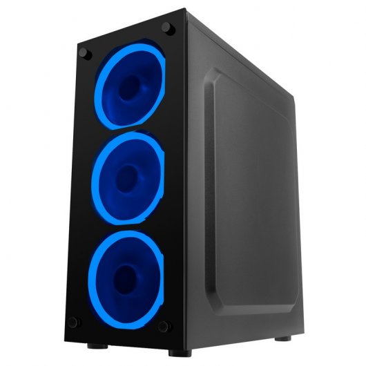 Mars Gaming MCG Blue Cristal Templado USB 3.0