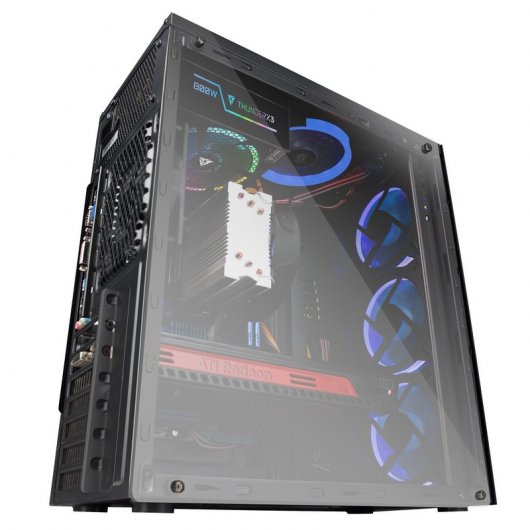 Mars Gaming MCG Blue Cristal Templado USB 3.0