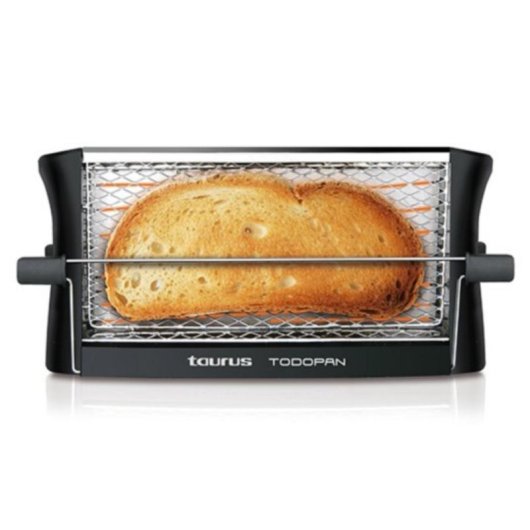 Grille-pain Taurus Todopan 2 fentes longues 700 W Noir et inox