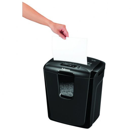 Fellowes M-8C destructeur de papier Destruction croisée 23 cm Noir
