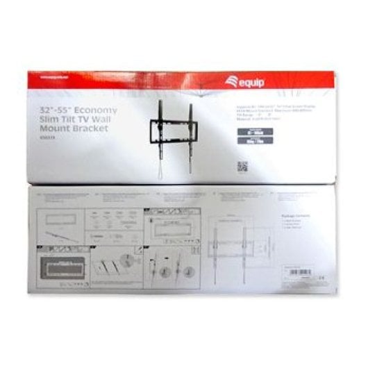 Equip Soporte de Pantalla 37"-55" Slim Inclinable VESA 400x400 Max 35Kg